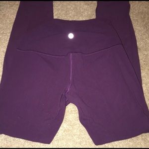 Lululemon dark purple align leggings sz 4